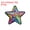 Colorful, variant on Uxcell Sequin Star Iron on Patches, Embroidered Sew Patches for Clothing and Accessories Colorful 3.5"x3.5"