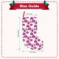 thumbnail image 3 of Fuzoiu Orchids Flowers Print 18 inches Christmas Stockings, Personalized Christmas Stockings,for Family Decorations Hanging Ornament for Xmas Holiday Party, 3 of 7