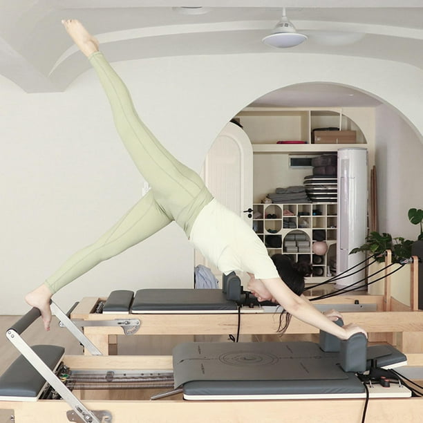 Pilates Reformer Mat, Pilates Mat for Reformer Sweat Absorbing Yoga Pad Gray
