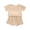 Beige, variant on FDDMis Baby Clothes Sets 2 Piece Outfits Matching Outfits for Girls White T Shirt and Shorts for Girls Girl Clothes Size 14-16 18 Month Old Girl Clothes, Blue 12-18 Months