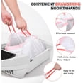 thumbnail image 4 of 40 Count Thicken  Litter Box Liners Compatible With Automatic  Litter Box and Litter Box Robot 4 and 3,Heavy Duty Drawstring Kitten Litter Drawer Liners Disposable 25" x 16", 4 of 5