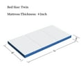 thumbnail image 4 of Soges 4 Inch Memory Foam Folding Mattress Topper, Twin Size Tri-Fold Mattress Pad with Washable Mattress Protector, CertiPUR-US Certified Floor Matress Mat, Travel Camping Matress Topper, 4 of 10