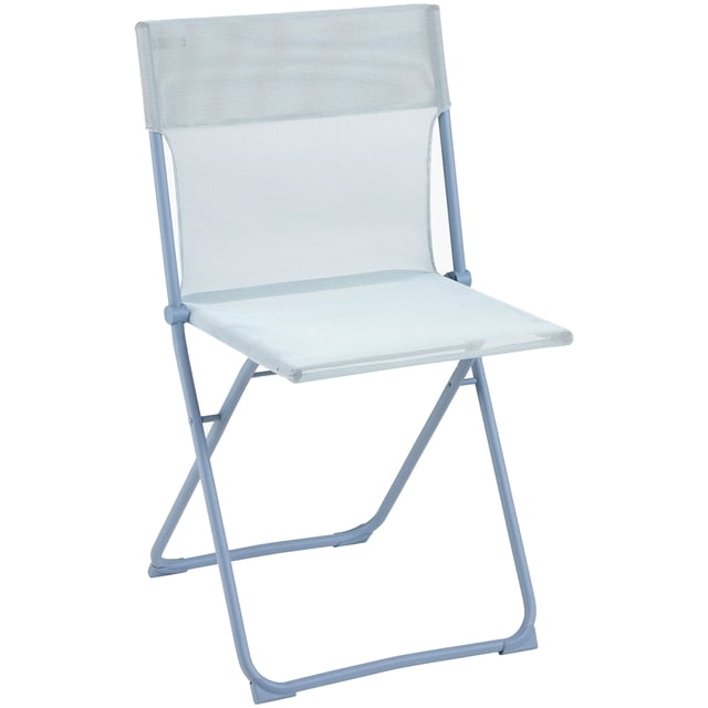 Lafuma Chaise Bistro de Patio Colorblock Balcon II, Ciel Bleu Ciel, Ensemble de 2