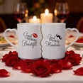thumbnail image 1 of Decoraciones para San Valentín, adornos para San Valentín, regalos para San Valentín, tazas para parejas, tazas para el hogar, tazas de agua para parejas, regalos de boda para las fiestas, taza de cer, 1 of 6