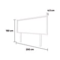 thumbnail image 5 of Cabecera King Size / Queen Size Century Nogal - Kessa Muebles, 5 of 5