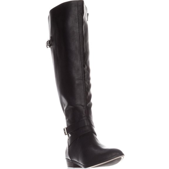Womens MG35 Carleigh Wide Calf Riding Boots, Black
