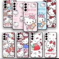 thumbnail image 2 of Sanrio-funda de silicona para móvil, carcasa de Hello Kitty para Samsung Galaxy S21 Plus S23 Ultra 5G S22 S20 FE S10 S10e S8 S9 S7 S20FE xuanjing unisex, 2 of 2