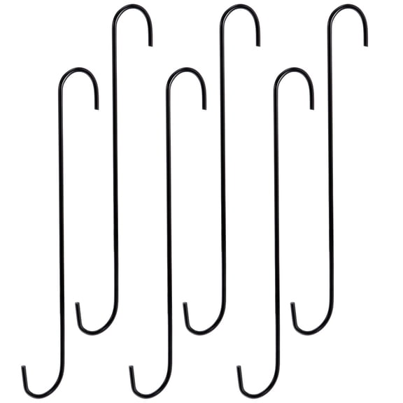 NICEXMAS Iron Plant Hangers with S Hooks for Outdoor Garden, Home Decor, and Stylish Hanging Plant Holders