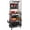 Black, variant on Fishing Rod Holders for Garage, Fishing Rod Storage Rack with Hooks & Wheels, Fishing Pole Holder Organizer, Tackle Box & Reel Storage Black