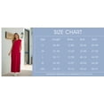 thumbnail image 3 of JWD Women Summer Round Neck Casual Loose Split Wrinkle-Free Long Maxi Vacation Dress with Pockets Wine Red M, 3 of 10