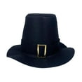 thumbnail image 4 of Costume Top Hat, Black or Colored Felt for Theater, Cosplay and Parties, Perfect for New Year's Eve and Themed Celebrations Black, 4 of 4