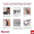 thumbnail image 4 of Micrómetro de profundidad Starrett 445DZ-6RL de 0 a 6 cm, rango de 0,01 cm, graduación, 4 of 9