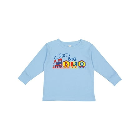 

Inktastic Train Big Bro Gift Toddler Boy Girl Long Sleeve T-Shirt