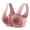 35# Watermelon Red, variant on Posy Bra - Comfortable Front Button Wireless Shaping Bra, Lace Bras Without Underwire for Middle-Aged and Elderly Women Red 48