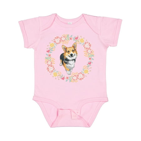 

Inktastic Corgi Gifts for Dog Lovers Gift Baby Girl Bodysuit