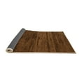 thumbnail image 2 of Ahgly Company Indoor Square Abstract Orange Modern Area Rugs, 5' Square, 2 of 4