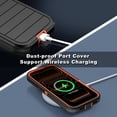 thumbnail image 6 of Petocase Case for iPhone 18 Pro Max (2026) / iPhone 17 Pro Max Case (2025),Stripe Shockproof Rugged Protection Heavy Duty Dust/Drop Proof 3-Layer Durable 6.9'' Phone Case,Black/Orang, 6 of 8