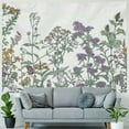 thumbnail image 4 of BCIIG Floral Plants Tapestry,Vintage Herbs Plant Nature Wild Flowers Tapestry Wall Hanging for Dorm Living Room Bedroom Decor, 4 of 6