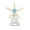 Blue, variant on Resin Artificial Starfish Decoration with Iron Spring Base, Craft Figurine Tree Topper for Holiday Tree and Home Party Ambiance Decor 9.8In