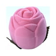 thumbnail image 1 of WASHWEPE 1Ud Estuche De Joyería Rosa Con Divisiones Removibles Para Anillos Y Aretes, 1 of 8