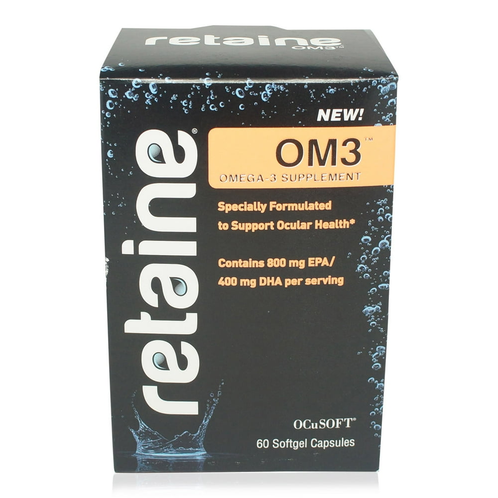 OCuSOFT Retaine OM3 Omega 3 Supplement, 60 Softgel Capsules - Walmart