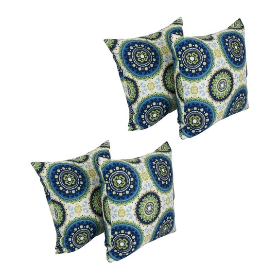 17-inch Square Polyester Outdoor Throw Pillows (Set of 4) 9910-S4-OD-208