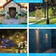 thumbnail image 5 of Paquete de 4 luces colgantes en espiral solares, farolillos de arte de hierro, lámpara colgante LED impermeable para jardín, patio, camino, decoraciones para árboles de patio (paquete de 4 24 LED). Afortunado Sencillez, 5 of 5