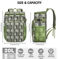 thumbnail image 4 of Symmetrical Insulated Cooler Backpack - 20L Leakproof Bag, Nordic Style for Camping & Outdoor, 4 of 6