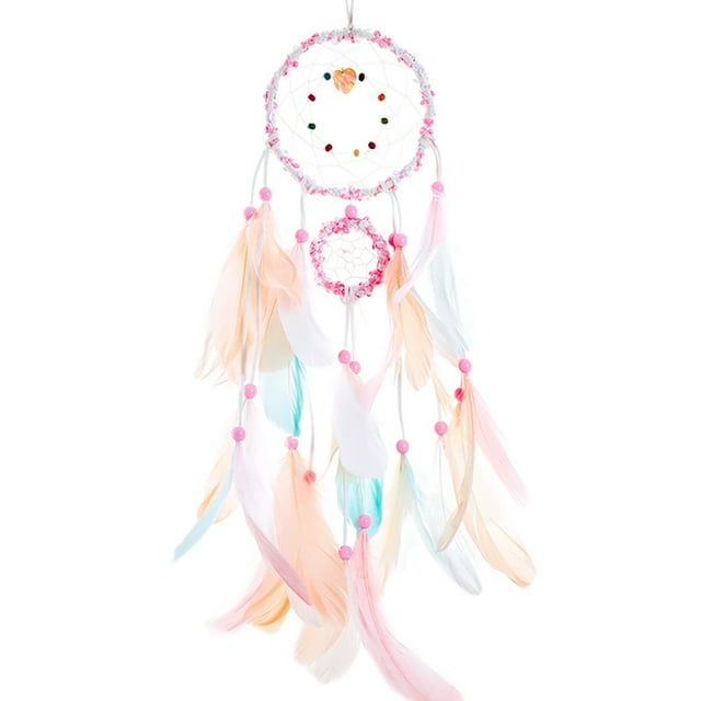 Coofit Décoration Murale Moderne: Faux Plume Boho Éclairé Décor Art Mural Décor
