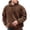 Mens Sweatshirt Coffee, variant on Mens Sweater Fleece Thermal Heated Long Sleeve Hoodie Pullover Casual Winter & Fall Lounge Top Dad Gifts