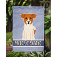 thumbnail image 3 of BB5689GF Jack Russell Terrier Drapeau de Jardin de Bienvenue, 3 of 3