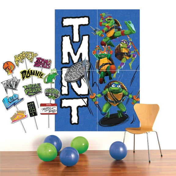 Teenage Mutant Ninja Turtles 'Mutant Mayhem' Scene Setter With Props (16pc)