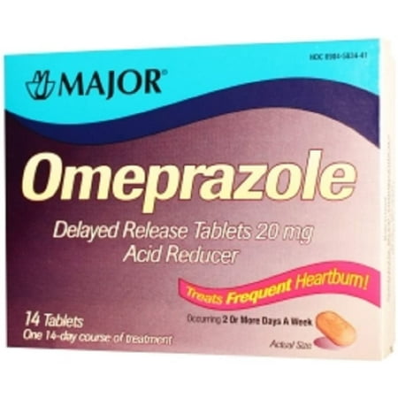 Major Omeprazole 20 mg, 28 tablets