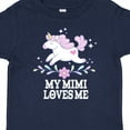 thumbnail image 4 of Inktastic My Mimi Loves Me Unicorn Girls Toddler T-Shirt, 4 of 5