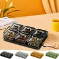 thumbnail image 1 of Xihbxyly Caja de Dulces Compartimentada, Bandeja Multifuncional para Frutos Secos y Frutas, Elegante Solución de Almacenamiento, Material Plástico Liso, Elegante Decoración para El Hogar, Fácil de Li, 1 of 7