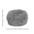 thumbnail image 6 of BizChair Small Gray Furry Refillable Bean Bag Chair for Kids and Teens, 6 of 9