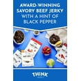 thumbnail image 5 of Think Jerky Classic Beef Jerky, Grass-Fed High Protein Beef, Gluten Free, No Antibiotics or Nitrates, Healthy Chef Crafted Recipe, Low Calorie and Low Fat - 1.0 oz Bags, 8 Pack, 5 of 7