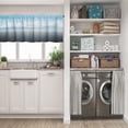 thumbnail image 3 of LALILO Kitchen Curtain Valance Road Sunny Summer Day Mountain Rod Pocket Window Curtain 52"x 18" Set of 2, 3 of 7