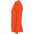 thumbnail image 4 of Holloway Sportswear L Boys GAUGE SHIRT LONG SLEEVE Orange 222625, 4 of 5