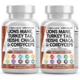 thumbnail image 1 of Suplemento de hongos Clean Nutraceuticals Lions Mane 20 en 1, 1 of 9