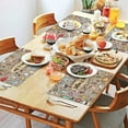 thumbnail image 6 of Coffee Farmhouse Tea Placemats 12x18 Inches Set Of 4 Durable Placemats for Indoor Kitchen Dining Simple Fashion Table Placemats, 6 of 7