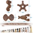 thumbnail image 2 of Chew Toys NEZIN para perros masticadores agresivos con nailon resistente, paquete de 4 unidades, 2 of 8