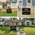 thumbnail image 5 of No Soliciting Sign for House with Stake, 15" x 12" No Solicitors Sign with Stake - Polite Warning with Sign for Home, Lawn, Back Yard, Doorway & Business, Easy Install, 5 of 5