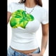 thumbnail image 3 of Camiseta de Corta con Estampado Floral Y2K para Mujer, Estilo Vintage, para Verano L, 3 of 9