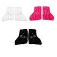 thumbnail image 3 of 2 unids patín de hielo cubre protector de botas para patinaje artístico terciopelo blanco-s Sunnimix Funda para botas de patinaje artístico, 3 of 8