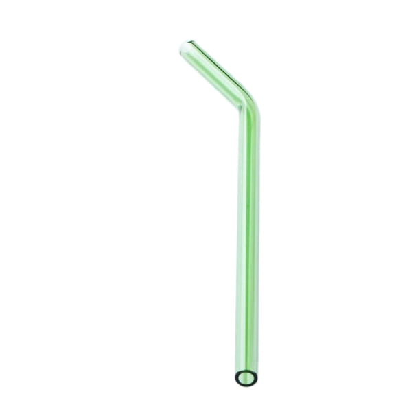 Pajas de beber de cristal curvadas borosilicato reutilizable con el cepillo Eco amistoso Zulema Pajitas curvadas para beber