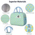 thumbnail image 4 of Lunch Bag Lunch Box for Women Reusable Insulated Lunch Bags,Water-Resistant Lemons and Polka Dots Cooler Lunch Tote Bag, Large Capacity for Work Travel Picnic, 4 of 6
