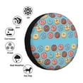 thumbnail image 4 of Sikiie Cute Donut PVC Leather Spare Tire Wheel Cover Spare Tire Cover, for Car Truck SUV Camper Trailer Universal Fit(14-17in)-16 inch, 4 of 6