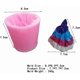 thumbnail image 2 of 3D Crystal Gem Silicone Fondant Mold for DIY Candle, Artificial Gems, Polymer Clay, Cake Fondant Mold, 2 of 4