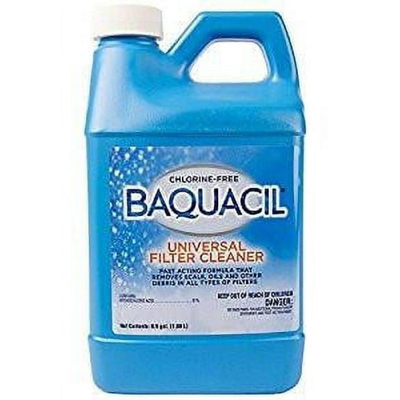 Baquacil Universal Filter Cleaner for Pool Filters - 1/2 Gallon